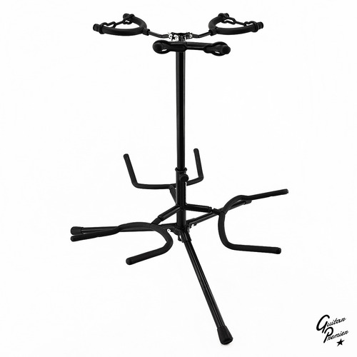 Imagen 7 de 8 de Pie Soporte De Guitarra Bajo Plegable Triple Super Reforzado