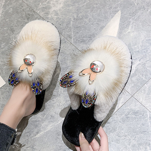 Bonitas Zapatillas Para Mujer Y Moda De Invierno Con Orejas
