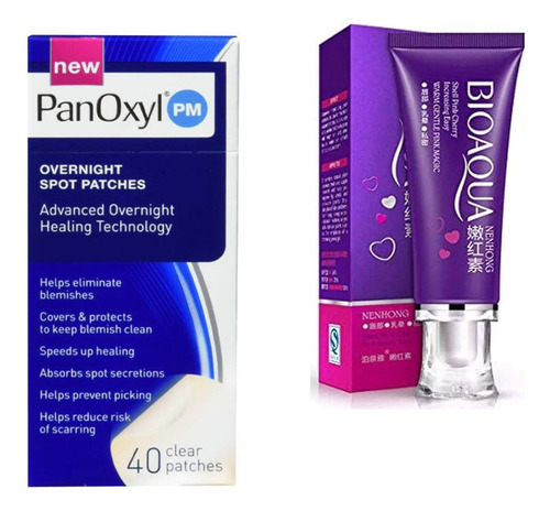 Pack Parches Para El Acne Panoxyl Y Crema Despigmentante