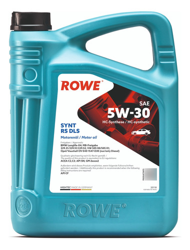 Rowe Hightec Synt Rs Dls Sae 5w-30 (5lt)
