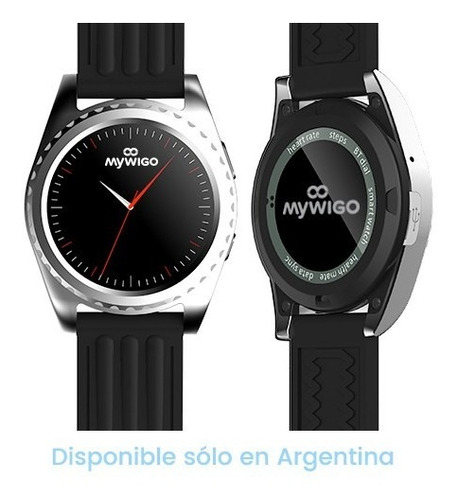 # Smartwatch Mywigo Silver Mwg-hr2.0-s