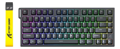 Switch Rt Mag Attack Shark R82 He 75% De 8 Khz Com Fio Kb 0, Cor Switch Rt Mag Attack Shark R82 He 75% De 8 Khz Com Fio Kb 0, Cor