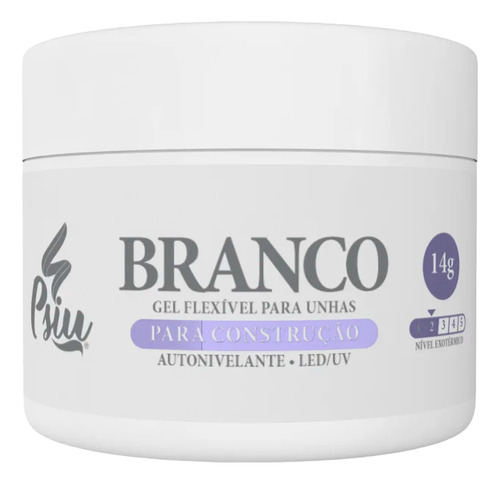 Gel Branco Psiu 14g - Flexível, Autonivelante P/ Construção