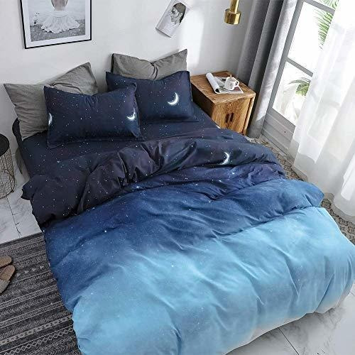 Fundas Para Edredones - Hyprest Blue Duvet Cover Queen Size,