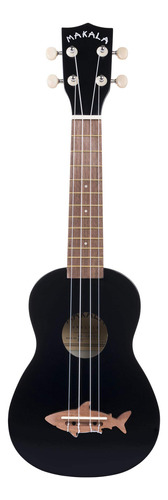 Kala Mk-ss / Blk Ukelele Soprano De Tiburon Makala (negro)