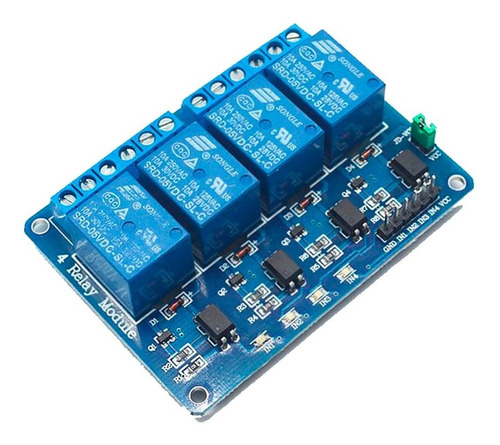 Modulo Relay Rele De 4 5v 10a Desarrollo Pic Avr