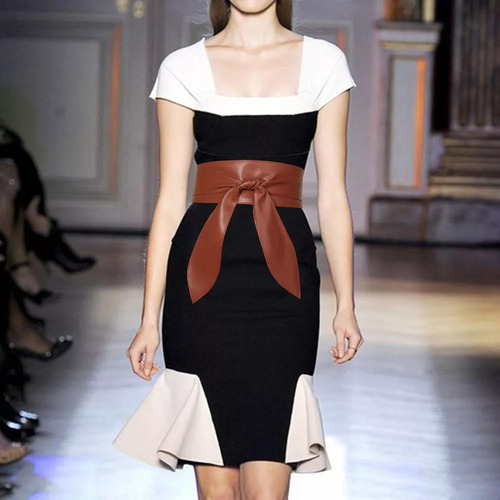 Nn Novo Cinto Largo Feminino, Faixa De Cintura Com Decoração