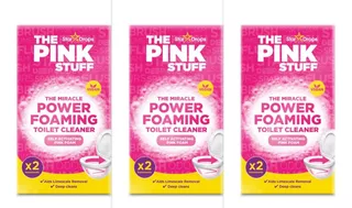 The Pink Stuff Polvo Espumoso Limpiador De Baños 7oz (3 Pz)
