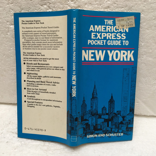 The American Express Pocket Guide To New York, H. B. Livesey