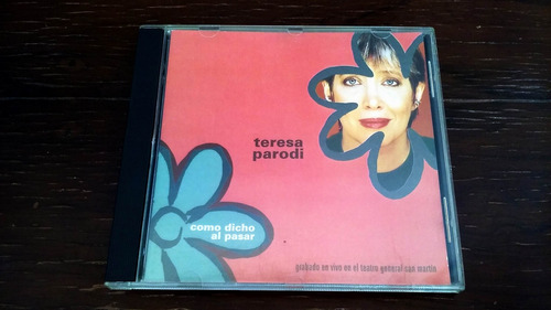 Teresa Parodi - Como Dicho Al Pasar * Cd En Vivo Excelente (Usado)