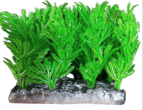 Adorno, Planta Artificial Imp. Pecera/terrario,jardín 12cm L