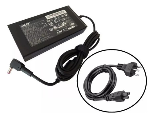 Fonte Acer 135w 19v 7.1a Nitro 5 An515-54-58cl An515-55 Cor Preto
