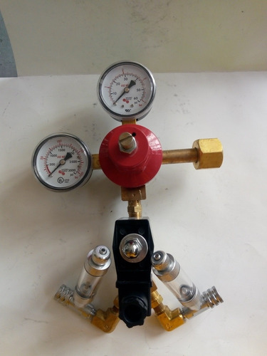 Imagen 4 de 10 de Regulador Co2 Profesional Taprite Válvula Solenoide Acuarios