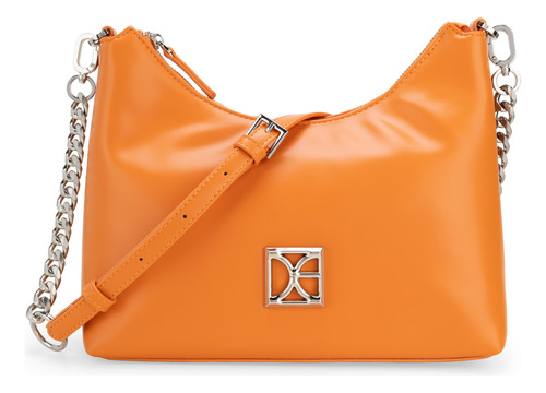 Bolsa Hobo Cloe Izisyla Mediano Color Naranja