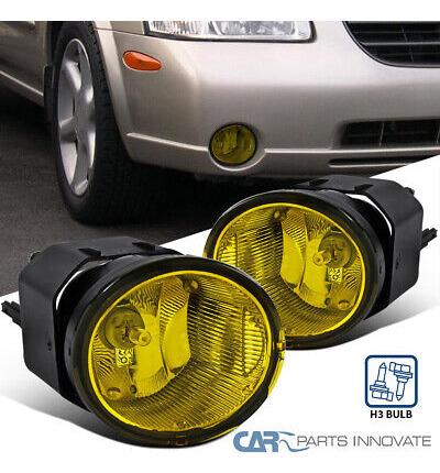 Fits 2000-2001 Maxima 2000-2003 Sentra Yellow Fog Lights Oaa