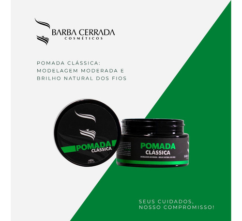 Pomada Modeladora Para Cabelo Classica 80grs