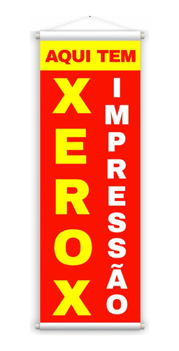 Faixa De Xerox Impressão Para Papelaria Banner Comprido 1un
