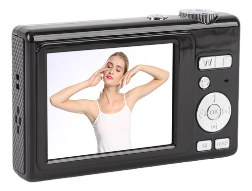 Câmera Digital Hd 4k 48mp, Tela Dupla, Zoom 16x, Foco Automá