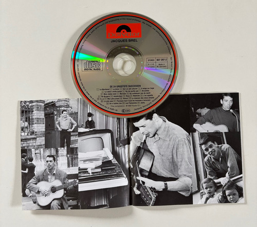Cd Jacques Brel De 24 Grootste Successen Importado Estandar (Usado)