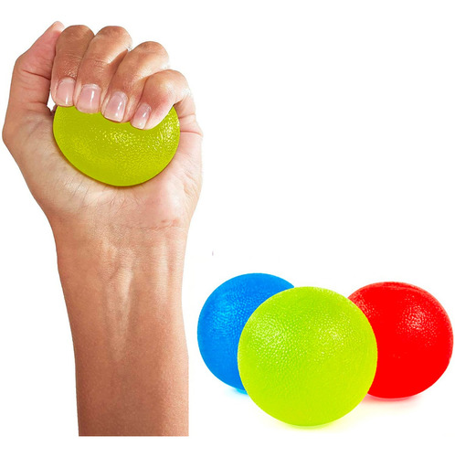 Pelotas De Gel Para Rehabilitación Ejercicio (3 Piezas) 