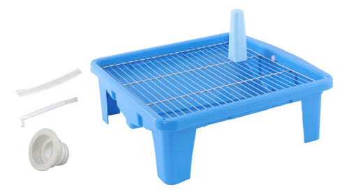 Toalete Do Treinamento Da Malha, Suporte Da Almofada Do Azul
