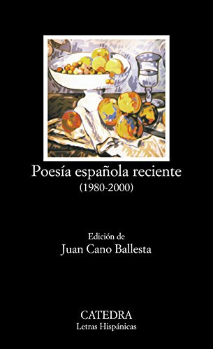 Libro Poesia Española Recient 80 2000 N510 Cat De Vvaa Cated