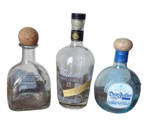 Botellas De Licor Vacías - Coleccionables - Con Corchos