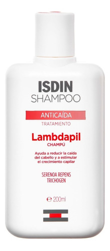 Shampoo Isdin Lambdapil Anticaída En Botella De 200ml 