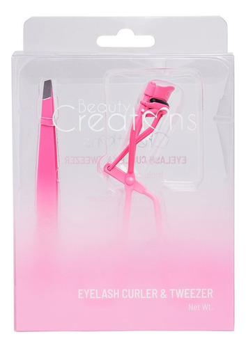 Kit Encrespador De Pestañas + Pinzas Pink - Beauty Creations