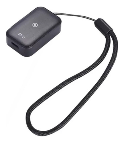 Mini Gps Gf21 Rastreamento Localizador Superior Ao Gf07 Gf09 Cor Preto