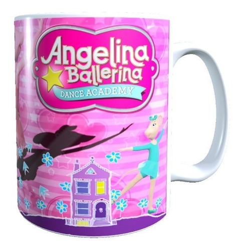 Tazon Con Diseño Angelina Ballerina Infantil