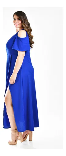 Maxi vestido azul rey hotsell