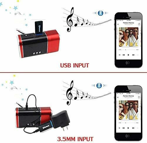 Adaptador Bluetooth Usb Qofowin Para Coche, Altavoces