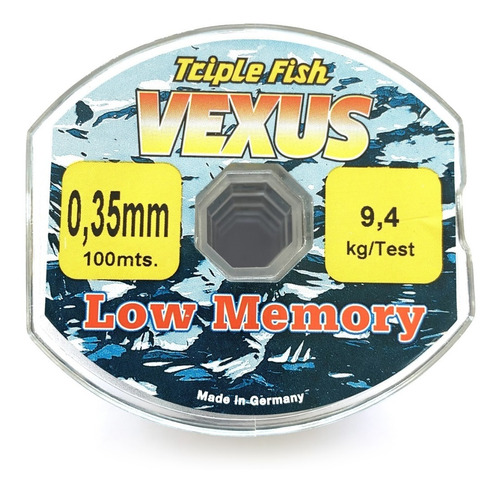 Nylon De Pesca Triple Fish Vexus 0,35mm X 100mts
