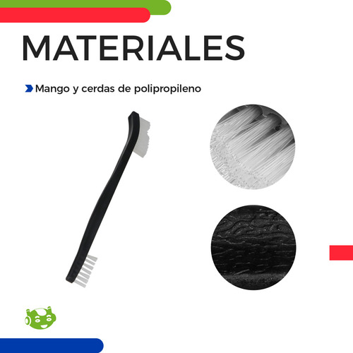 Cepillo Doble Cabezal Detail Manual Cerdas De Polipropileno Slim Company Doble Propósito Para Limpieza De Auto