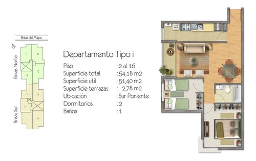 Venta Departamento La Cisterna