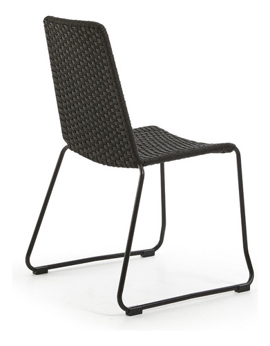 Silla Cuerda Poliéster Cocula Promobel Estructura De La Silla Negro Asiento Negro Diseño De La Tela No Aplica