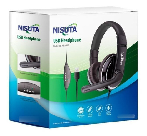Imagen 2 de 3 de Auricular Usb Tipo Vincha Con Micrófono Pc Gamer Original