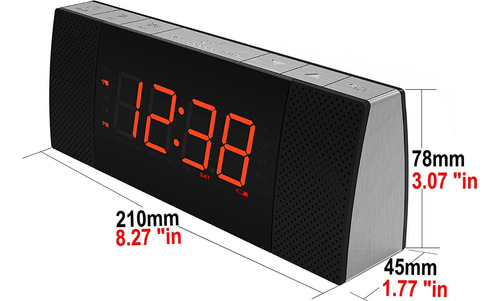 Radio Reloj Itoma Cks503 C/bocinas, Bluetooth Y Puerto Usb
