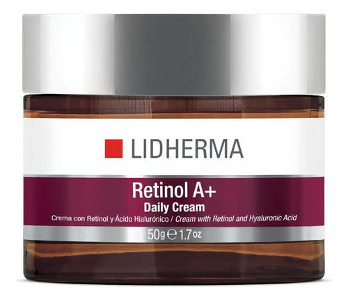 Retinol A+ Daily Cream + Ácido Hialurónico Antiage Lidherma Momento De Aplicación Noche Tipo De Piel Todo Tipo De Piel