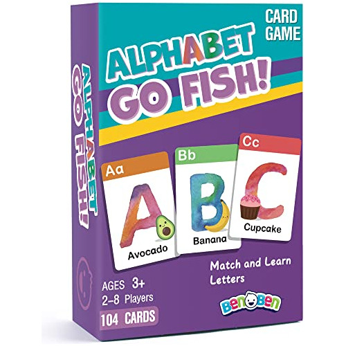 Juego De Cartas Educativo Benben Abecedario - 104 Cartas - P