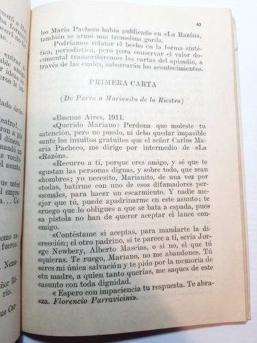 Imagen 7 de 9 de Antiguo Libro La Vida De F. Parravicini 1943 Ro 1500