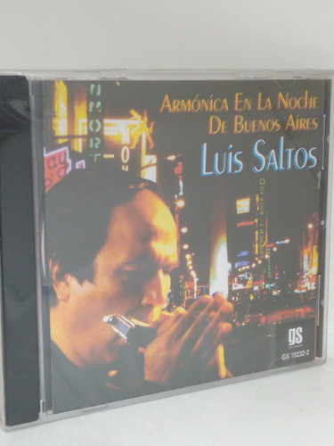 Luis Saltos Armónica En La Noche Cd Nuevo