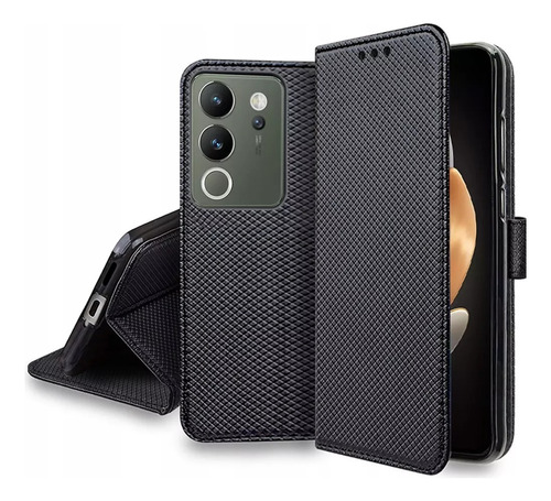 Para Vivo V30 Lite 5g Cartera Tarjetero Funda Flip Stand/a