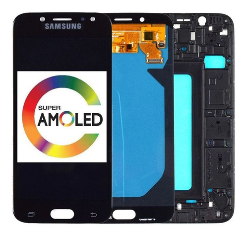 Display Para Samsung J7 Pro/j730 Color Negro Amoled