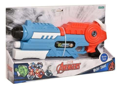 Pistola De Agua Avengers Water Shoot 42cm Orig. Ditoys