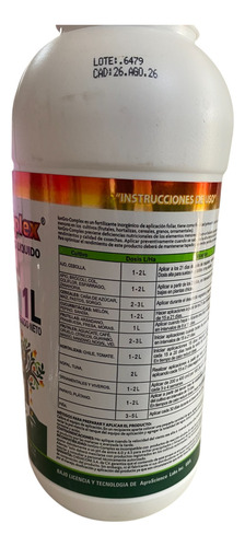 1 Lt Iongro-complex Quelatos Micronutrientes Zn Fe Mg Mn B C