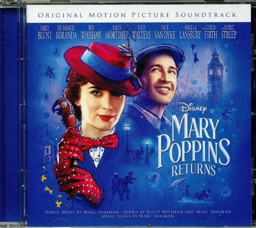 Cd Mary Poppins Returns Banda Original De La Pelicula 2018