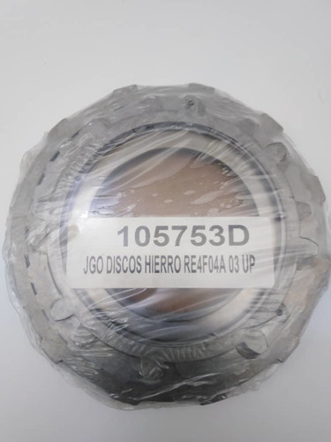 Juego Discos Hierro Caja Automá Nissan Murano Xtrail Re4f04b