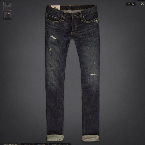 Hollister Remate Skinny Jeans Pitillos Nuevos Originales Usa